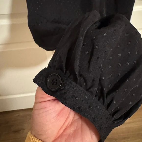 Alice Ritter Silk Dotted Black Jumpsuit - Picture 4 of 9